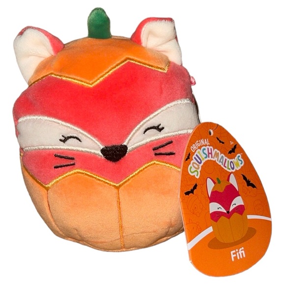 Fifi The Fox Squishmallow Halloween Pumpkin Edition - Picture 2 of 8